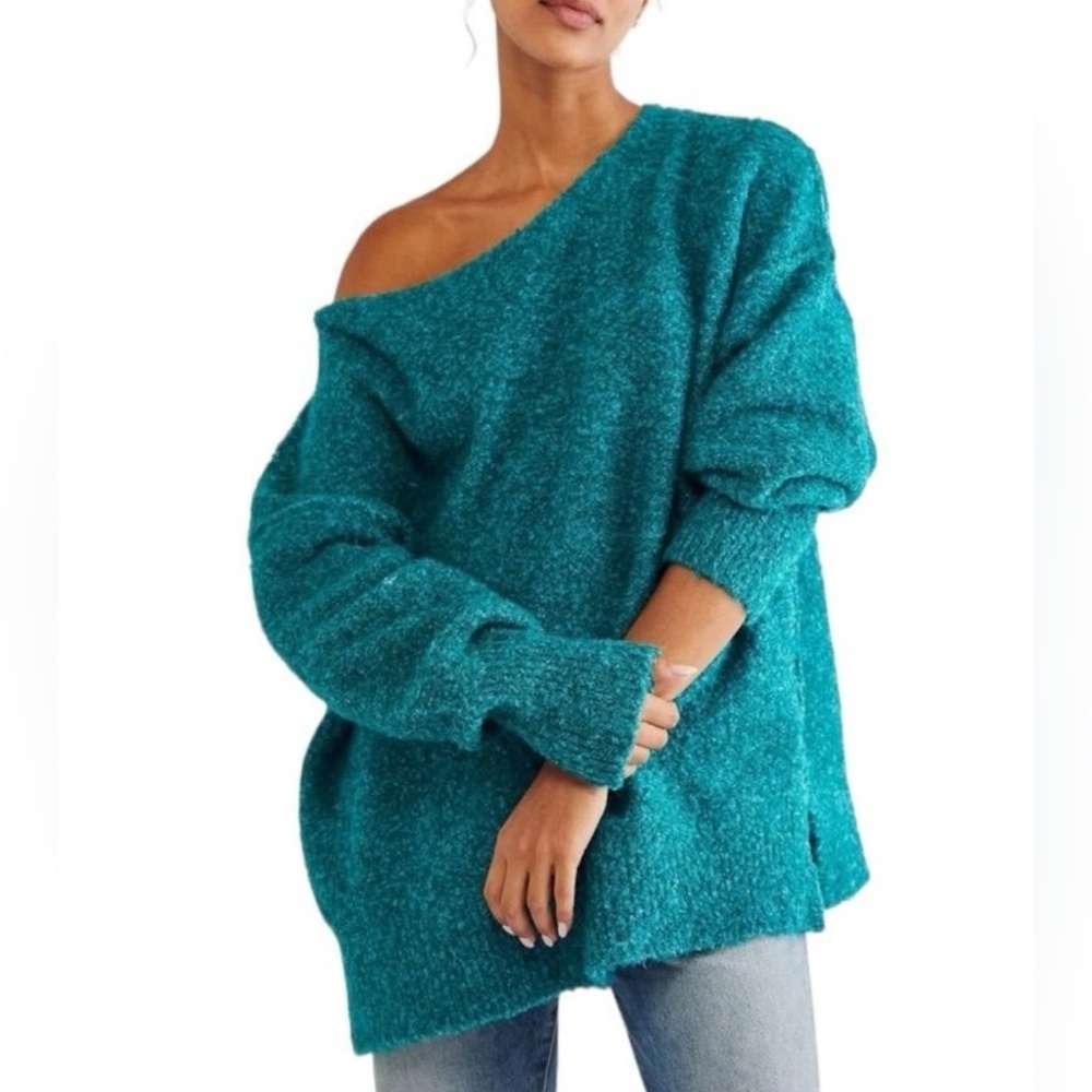 Free People Moira slouchy sweater, small